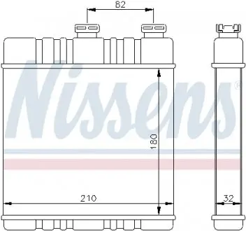 Отопитель NISSENS 72660