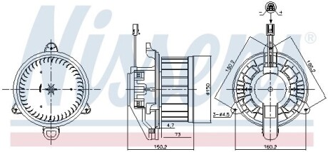 Вентилятор салона NISSENS 87579