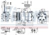 Компресор кондицiонера NISSENS 890022 (фото 5)