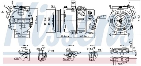 Компресор кондиціонера First Fit NISSENS 890751