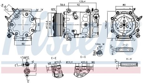 Компресор кондиціонера First Fit NISSENS 890780 (фото 1)