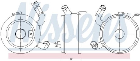 Масляный радиатор NISSENS 91371