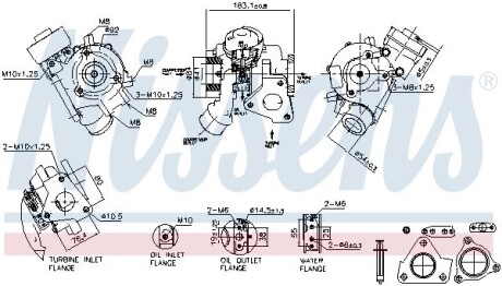 Турбокомпресор First Fit NISSENS 93636