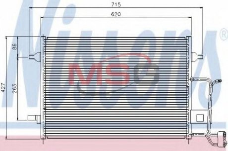 Радиатор кондиционера NISSENS 94922