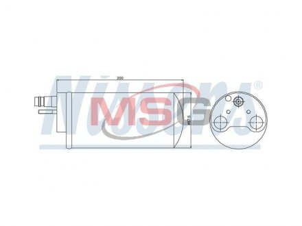 Осушитель NISSENS 95341 (фото 1)