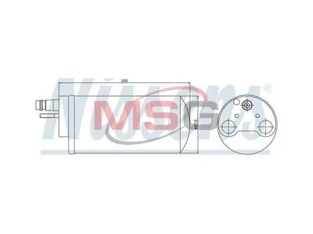 Осушитель кондиционера NISSENS 95341