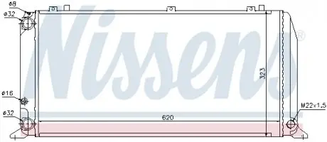 Радіатор наддуву NISSENS 96373
