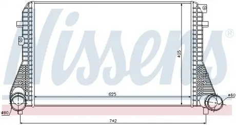 Радіатор наддуву NISSENS 96542