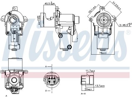 Клапан рециркуляции отработавших газов NISSENS 98217