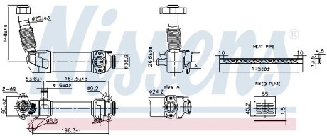 Радiатор рециркуляцiї ВГ First Fit NISSENS 989280