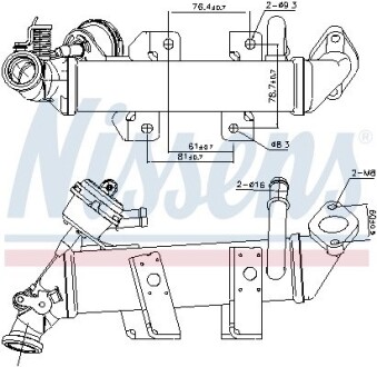 Клапан рециркуляціі ВГ (EGR) First Fit NISSENS 989287 (фото 1)