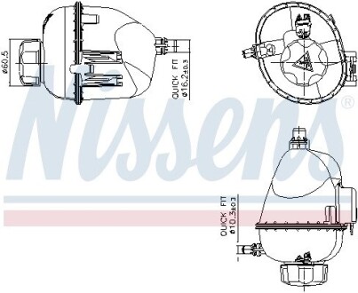 Бачок компенсійний NISSENS 996317