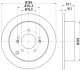 Диск тормозной задний Hyundai Tucson, santa Fe/ Kia Sportage 2.0, 2.7 (04-) Nisshinbo ND6038K (фото 1)