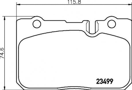 Колодки тормозные передние Lexus LS 400 (94-97) Nisshinbo NP1063