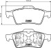 Колодки тормозные задние Renault Laguna II, Megane II 1.6, 1.8, 1.9, 2.0 (01-09) Nisshinbo NP2072 (фото 1)