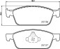 Колодки тормозные дисковые передние Strong Ceramic Ford Kuga II (12-), Ford Focu Nisshinbo NP5074SC (фото 1)