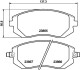 Колодки тормозные передние Subaru Forester, Impreza, Legacy, Outback 2.0, 2.5 (06-) Nisshinbo NP7001 (фото 1)