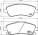 Колодки тормозные передние Honda CR-V III (07-), CR-V IV 2.0, 2.4 (12-) Nisshinbo NP8012 (фото 1)