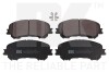 Гальмівнi колодки дисковi перед. Nissan X-Trail Renault Kadjar 1.2-2.0 04.14- NK 222272 (фото 1)