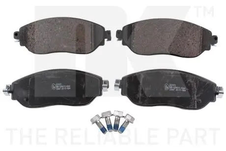 Колодки тормозные дисковые NK 223972