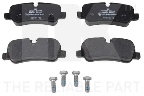 Гальмівні колодки дискові зад. Land Rover Discovery, Range Rover/Sport 2.7Td-5.0I 03.02- NK 224031