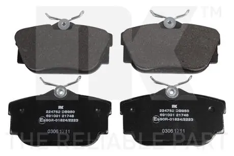 Тормозные колодки NK 224752