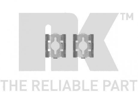 Комплектующие для дисковых тормозных колодок NK 7919600 (фото 1)