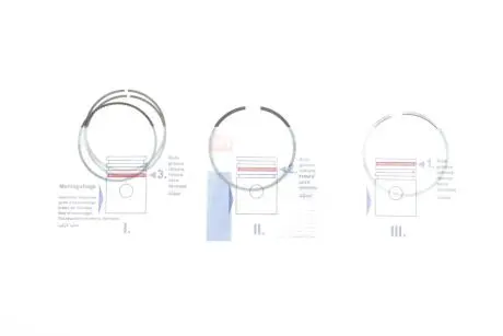 Кольца поршневые STD NPR 120035000800