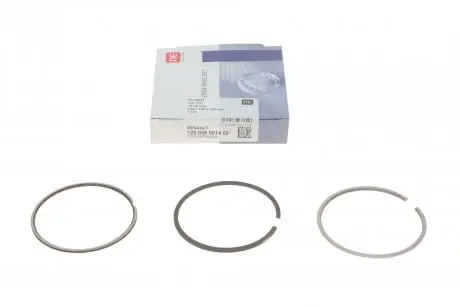 Кольца поршневые 1.5dCi 05- (76.00mm/STD) (2-2-2.5) NPR 120 038 0014 00