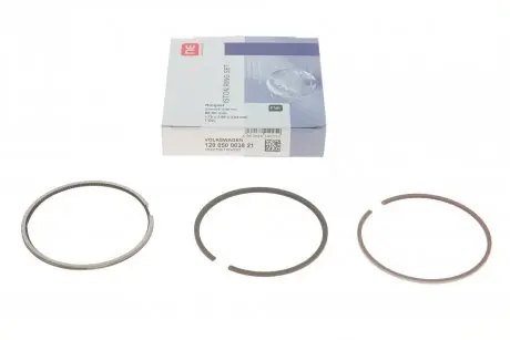 Кільця поршневі (80.00mm/+0.5) (1.75-2-3) NPR 120 050 0038 21