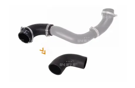 Патрубок інтеркулера Ford Focus/Kuga 2.0 TDCi 08-19 NRF 166207