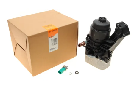 Корпус фильтра масляного VW Golf/Caddy/Crafter 2.0TDI 15-/Audi A3/Q2 1.6/2.0 TDI 15- (с радиатором) NRF 31356