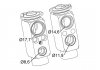 Клапан кондиціонера Ford Galaxy 1.9 Tdi 97-06/VW Sharan 2.8 00-10 NRF 38399 (фото 5)