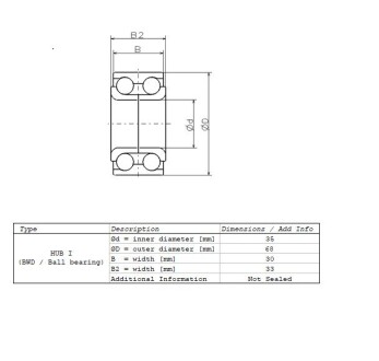 Подшипник ступицы NSK ZA-35BWD07ACA108