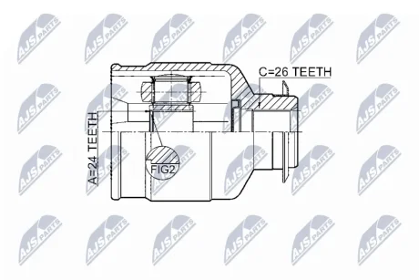 Шрус NTY NPWKA337