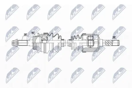 Привод в сборе (правый) NTY NPWMZ070