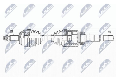 Полуось правая Qashqai 1.6DCi NTY NPWNS114