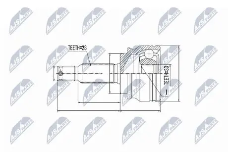 ШРУС NTY NPZCH010