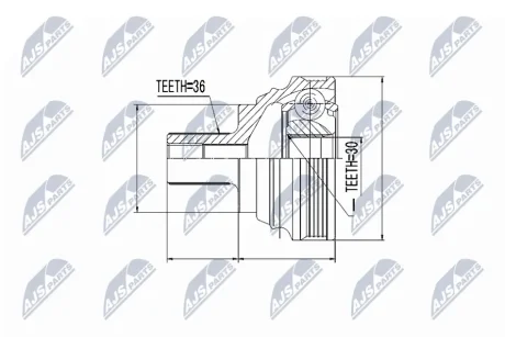 Шрус NTY NPZVW030