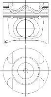 Поршень NURAL 87-422000-10