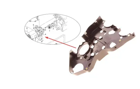 Защита ремня ГРМ Lacetti 1.6 16V (внутренняя) Opel 96943729