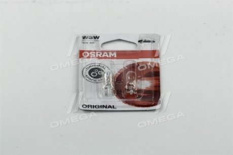 Комплект ламп w3w 12v 3w OSRAM 2821-02b