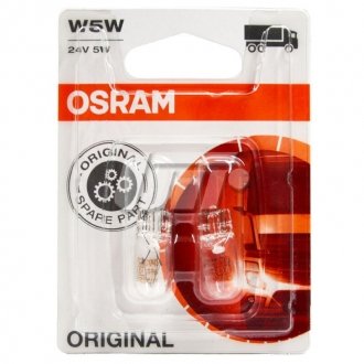 Автолампа 5w OSRAM 2845-02b (фото 1)