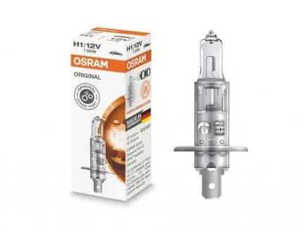 Лампа накаливания H1 12в 55вт STANDARD OSRAM 64150