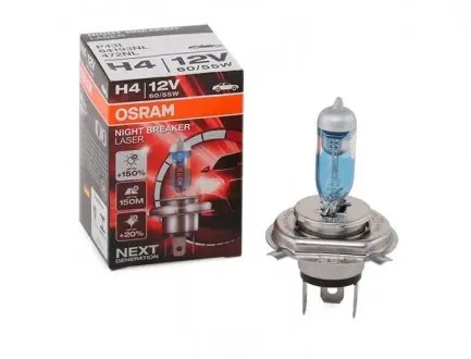 Автолампа Night Breaker Laser H4 12V 60/55W OSRAM 64193NL