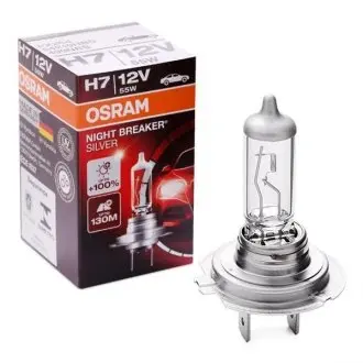 Автолампа H7 (12V 55W) Night Breaker Silver +100% OSRAM 64210NBS