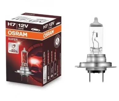 Автолампа H7 12v 55W Super +30% OSRAM 64210 SUP