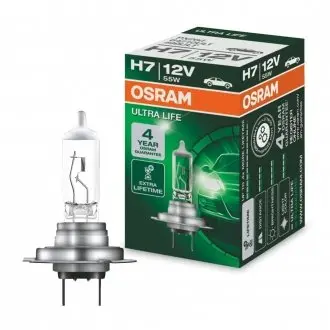 Автолампа H7 12V 55W ULTRA LIFE OSRAM 64210ULT