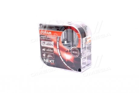 Лампа ксенонова D2S XENARC NIGHT BREAKER LASER Next Gen 35Вт, PK32d-2 (+220) компл. OSRAM 66240XNN-HCB