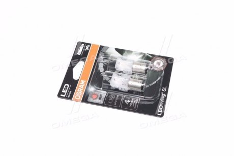 Лампа светодиодная P21/5W Red 12V 3W BAY15 LEDriving SL (2шт.) OSRAM 7528DRP-02B